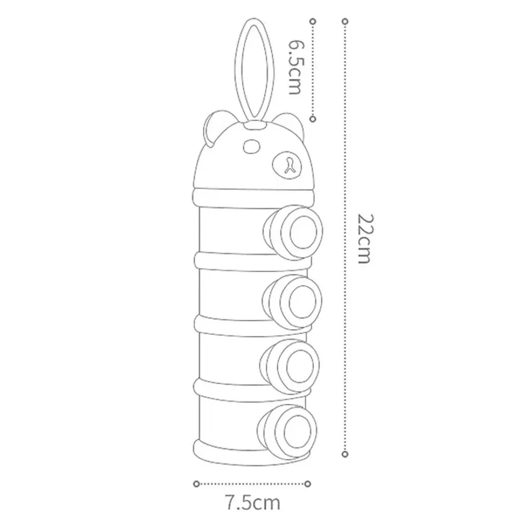 Portable Milk Powder Container