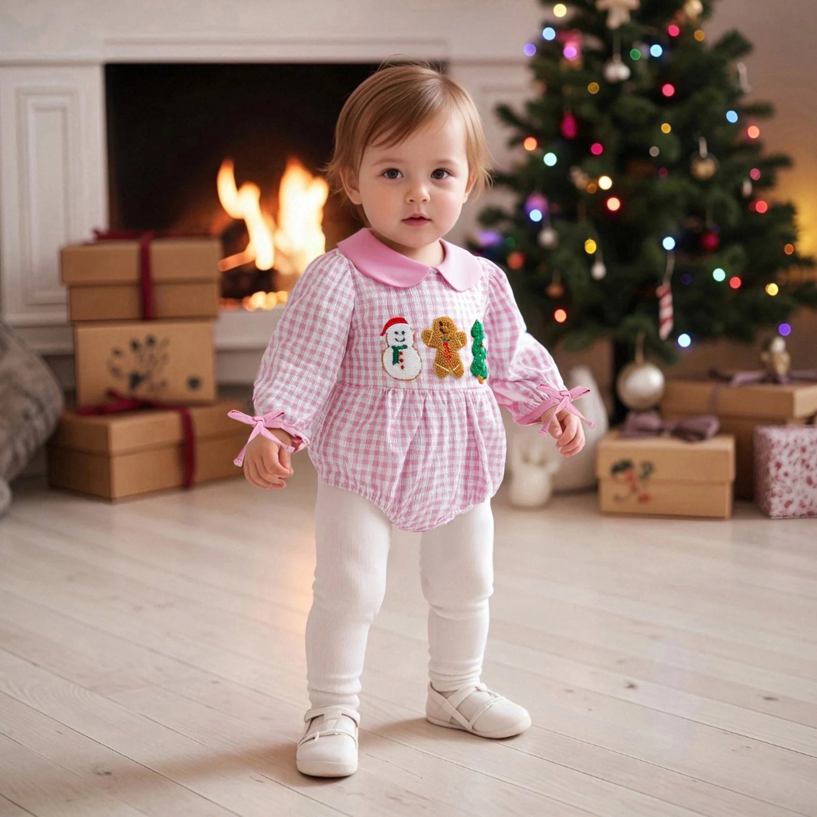 Baby Girls Christmas Romper