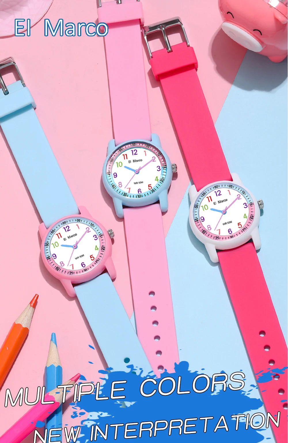 SANDA Kids Sports Quartz Watch