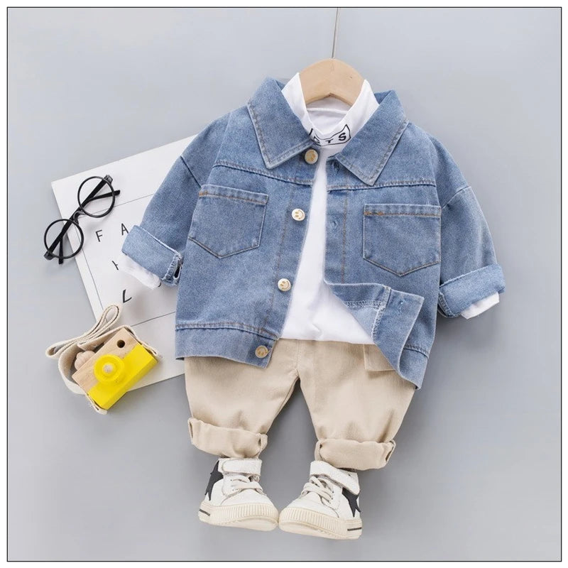 Kids 3-Piece Denim Set