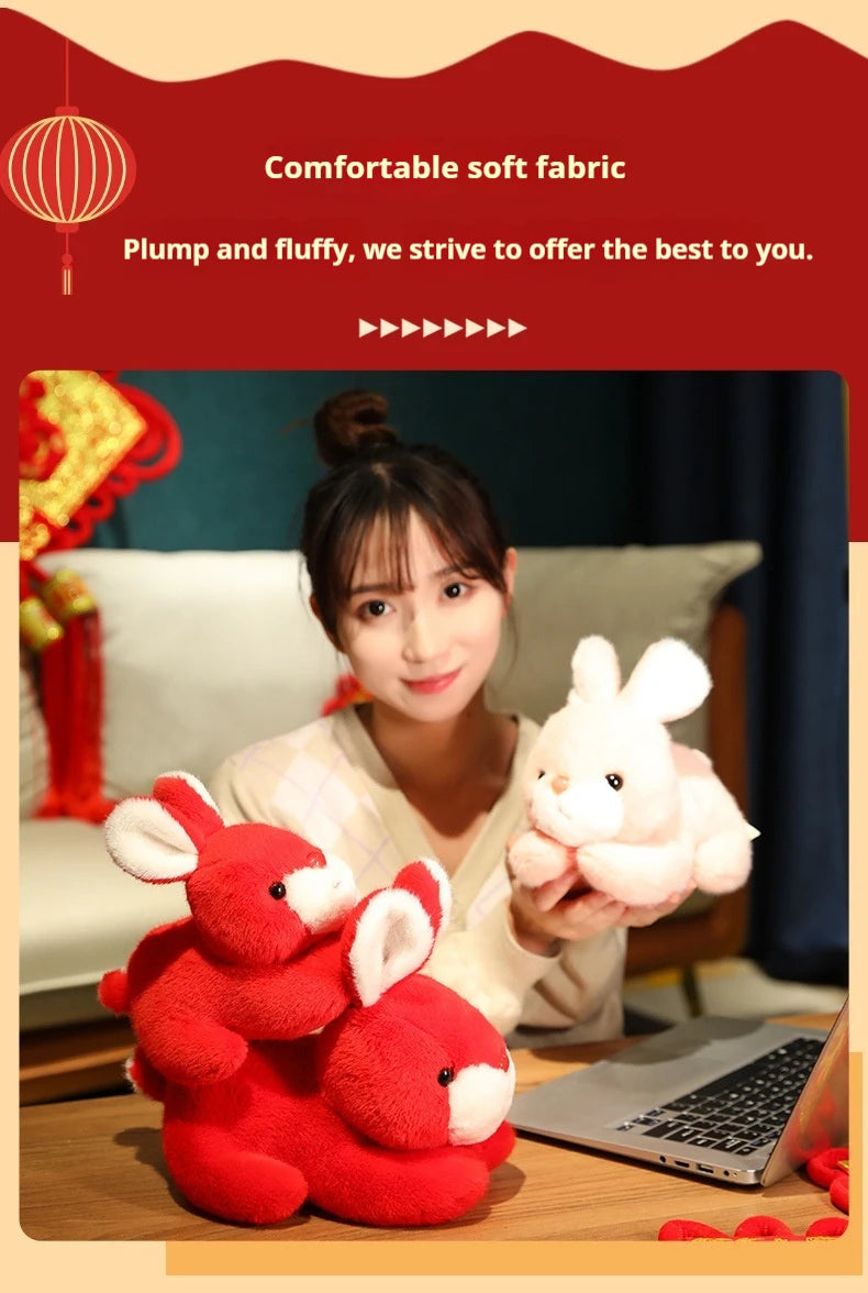 Cute Rabbit Plush Stuffed Animal Doll