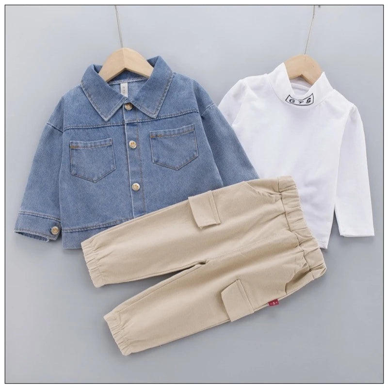 Kids 3-Piece Denim Set