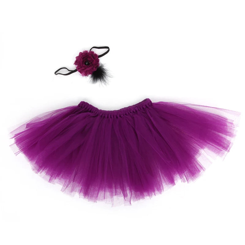 Newborn Girl Puffy Skirt Set