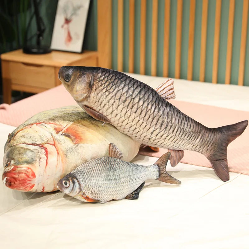 Fish Plush Pillow & Stuffed Toy
