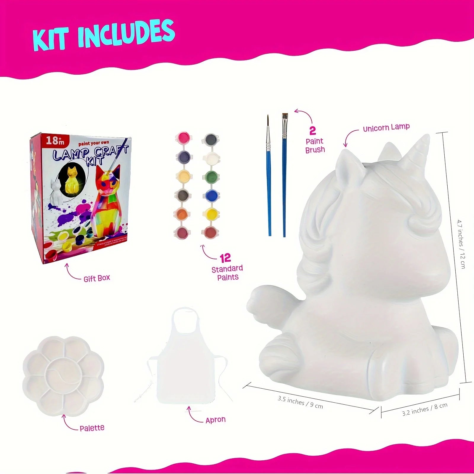Paint Your Own Unicorn Lamp