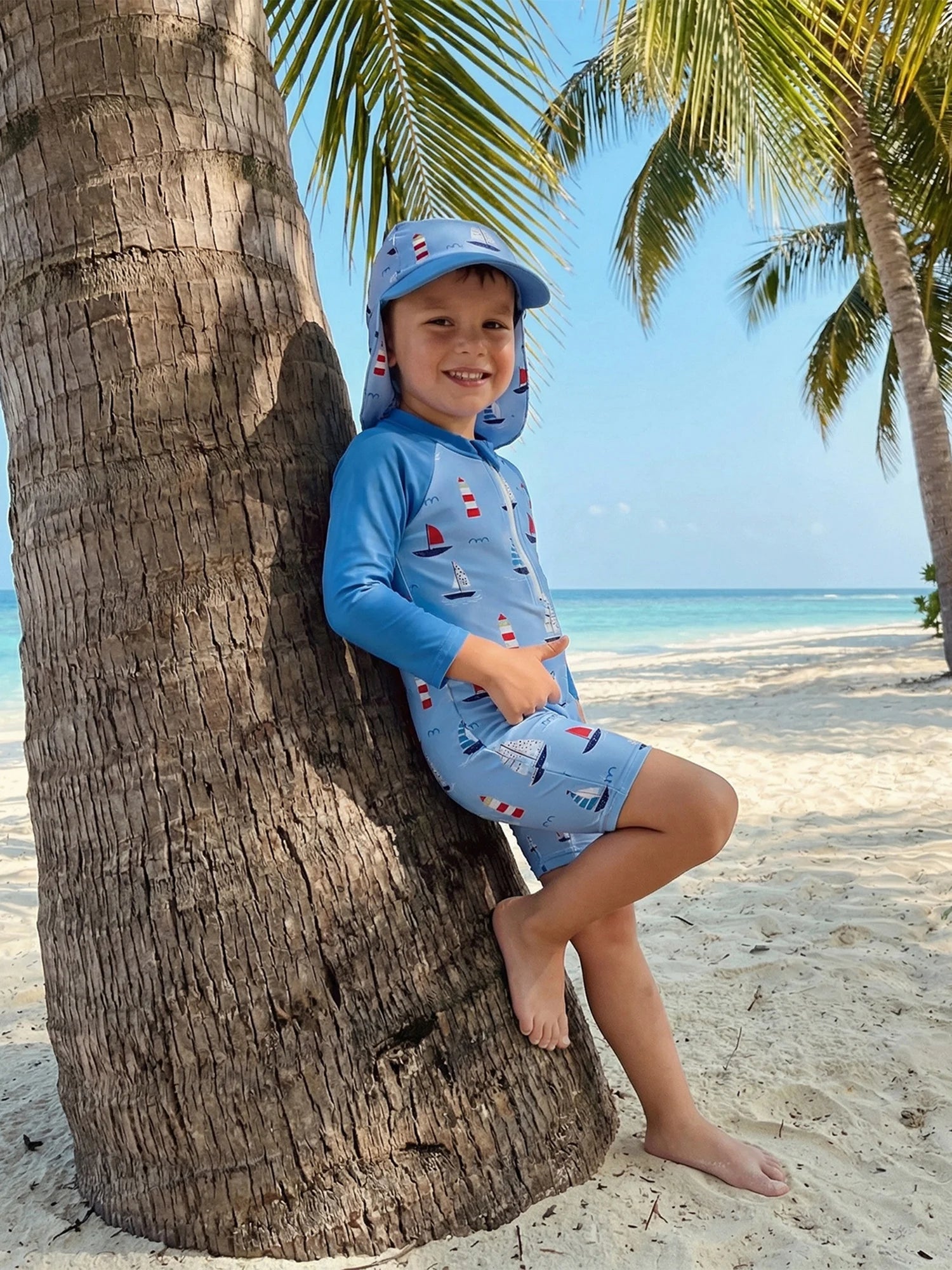Toddler Rash Guard Swimsuit Set