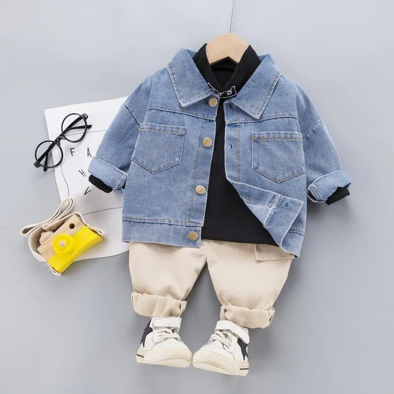 Kids 3-Piece Denim Set