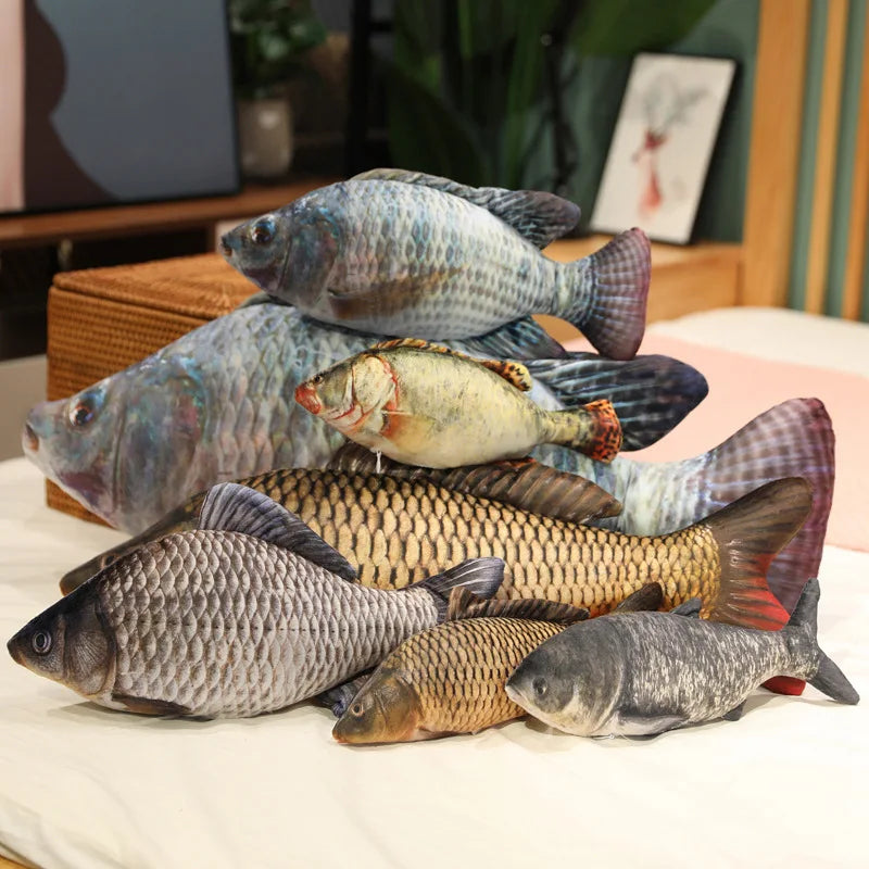 Fish Plush Pillow & Stuffed Toy