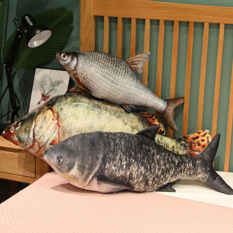 Fish Plush Pillow & Stuffed Toy