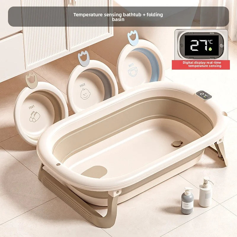 Smart Foldable Baby Bathtub