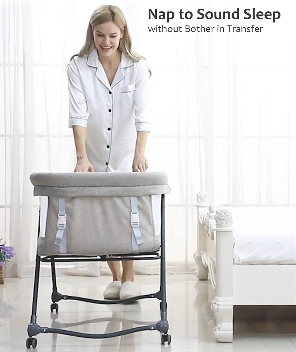 Foldable Rocking Baby Crib
