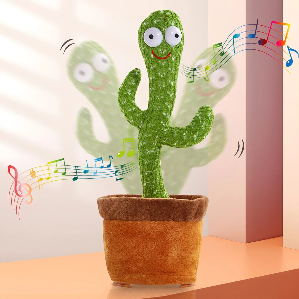 Dancing Cactus Talking Plush Toy with Voice Changer