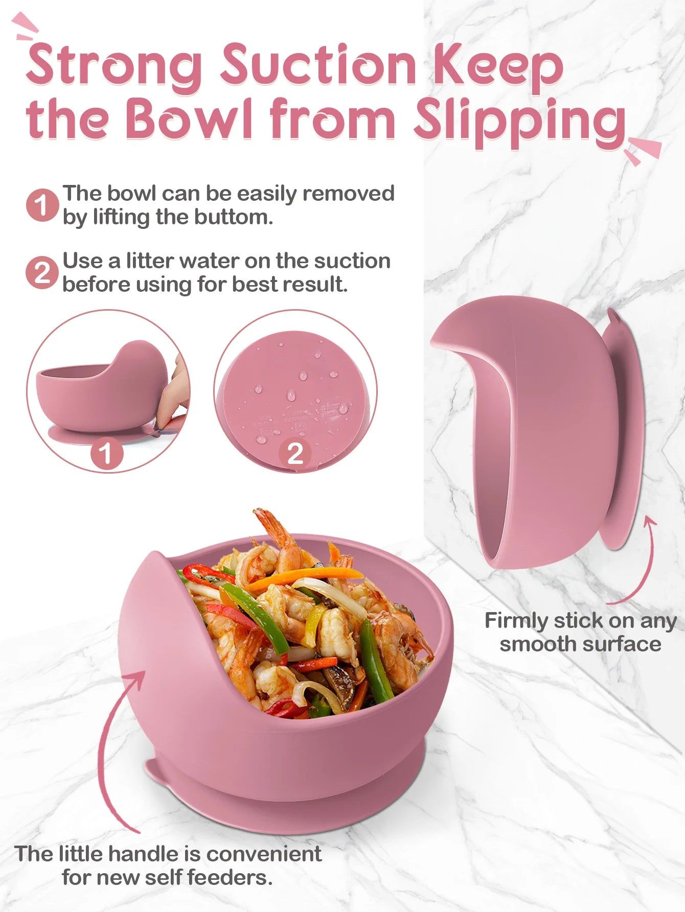 Silicone Suction Training Bowl Set
