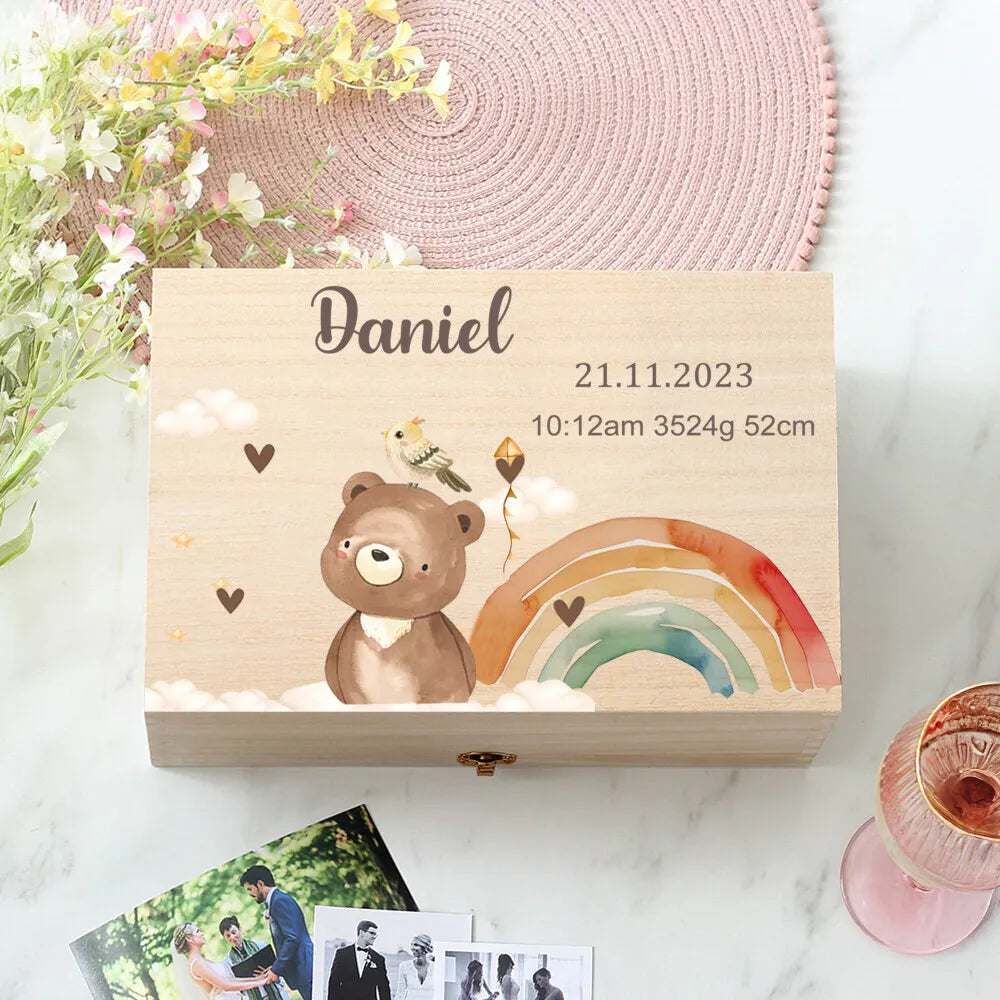 Woodern Animal Print Memory Box