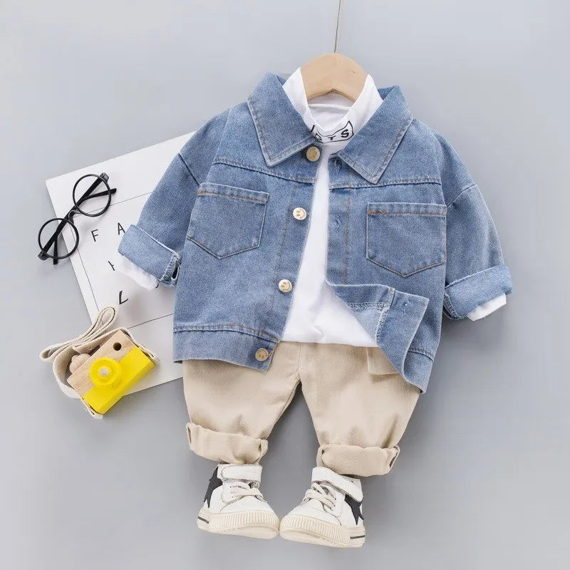Kids 3-Piece Denim Set