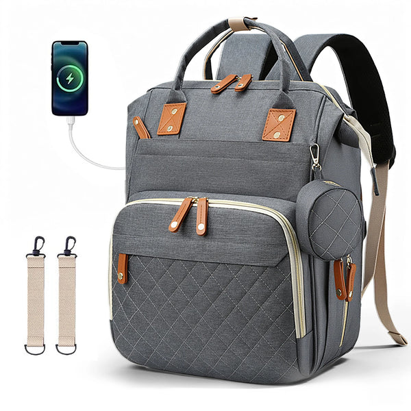 Diaper Backpack with Changing Pad
