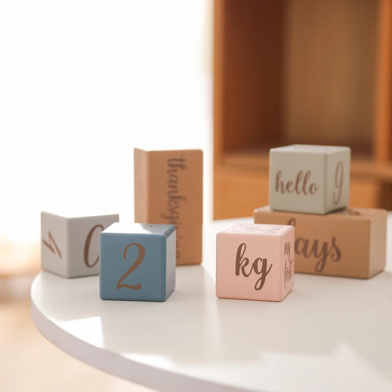 Wooden Baby Milestone Card Set