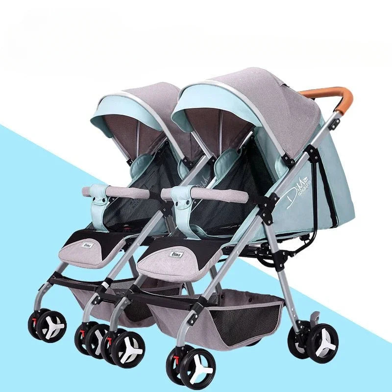 Detachable Twin Baby Stroller