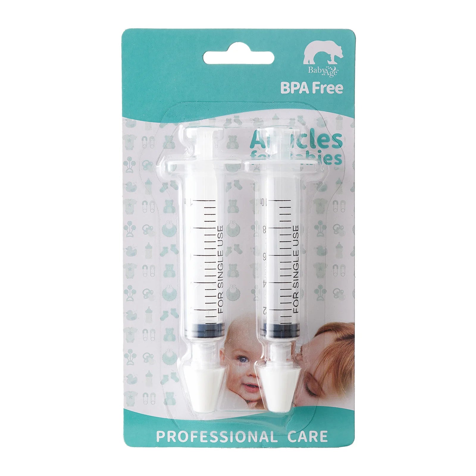 Silicone Baby Nasal Aspirator with Spray