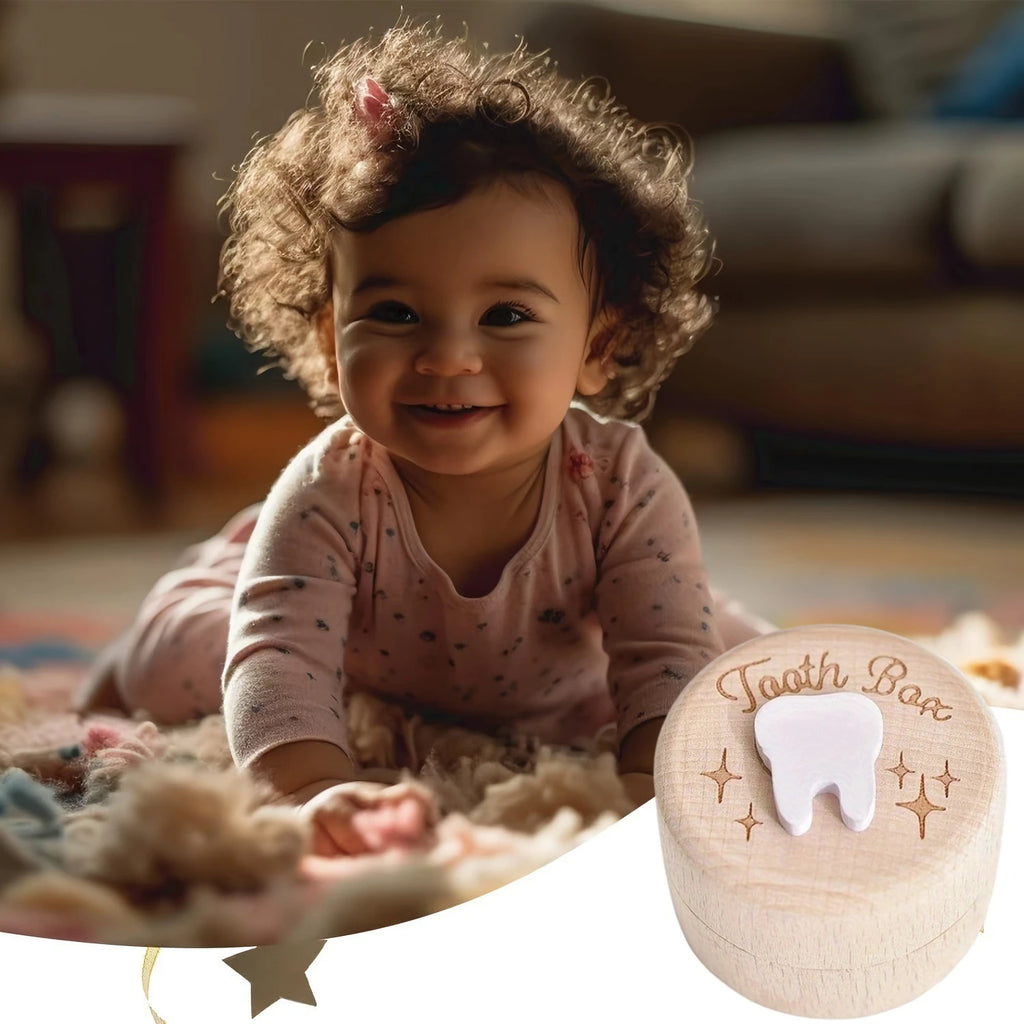 Wood Tooth  Keepsake Box