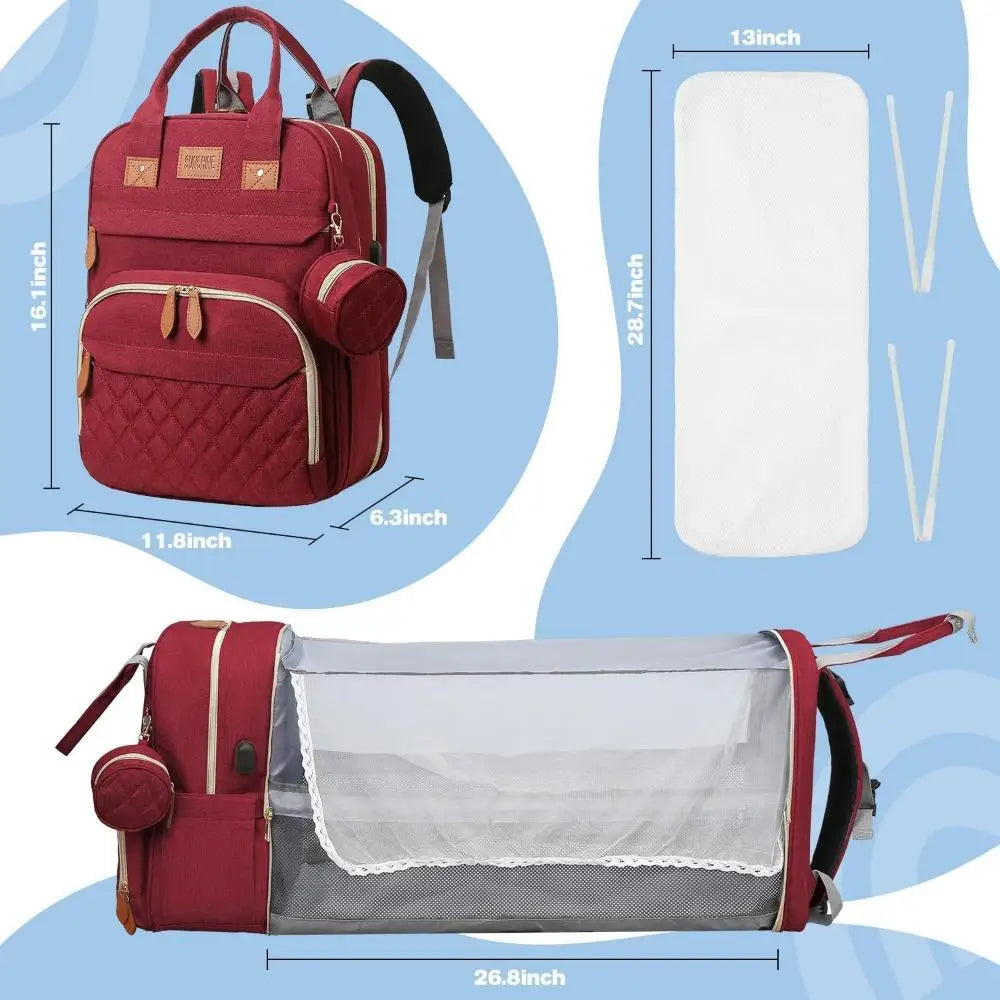 Foldable Diaper Backpack