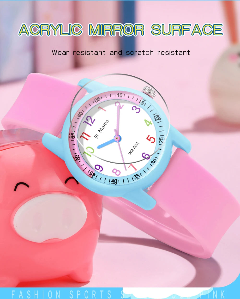 SANDA Kids Sports Quartz Watch
