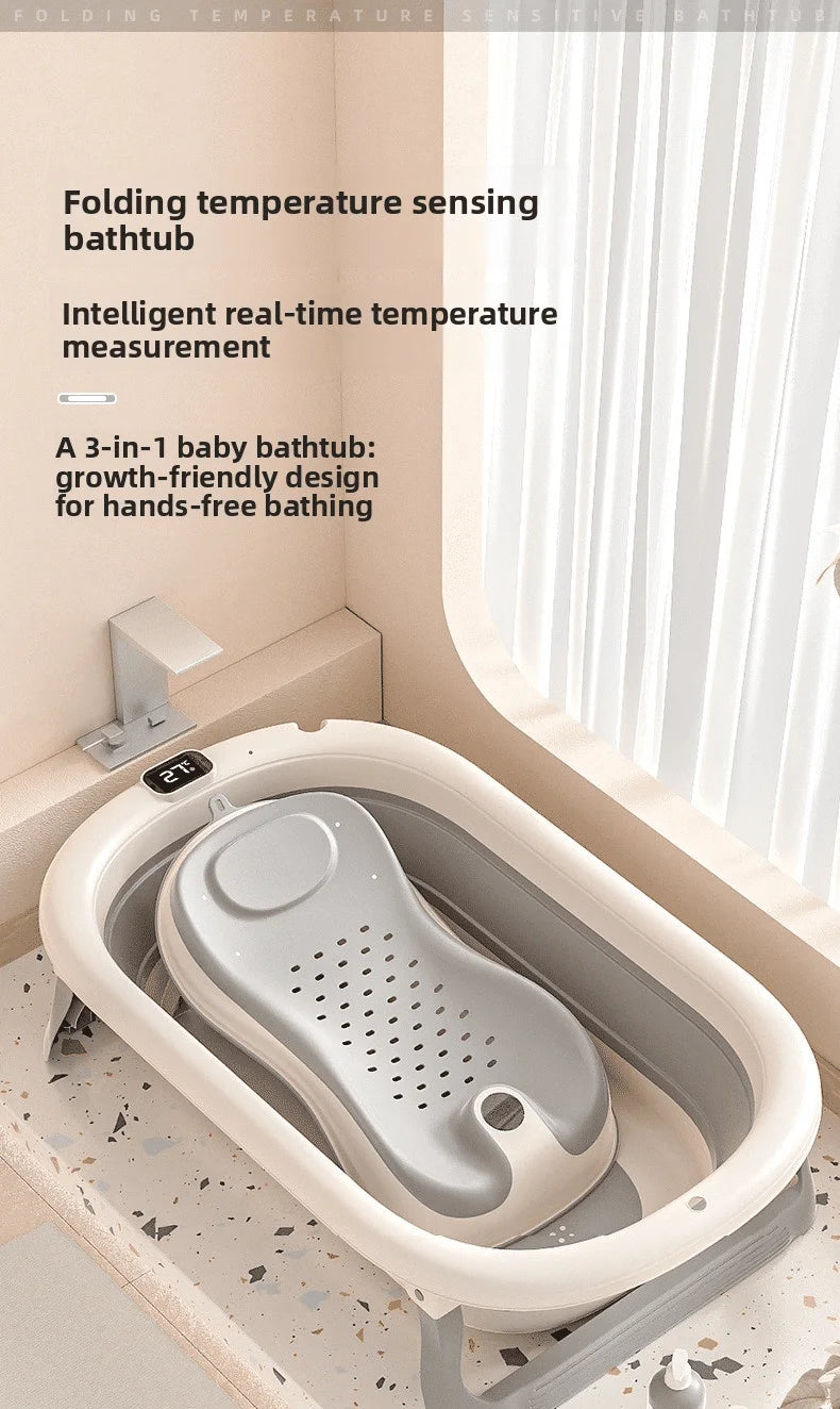 Smart Foldable Baby Bathtub