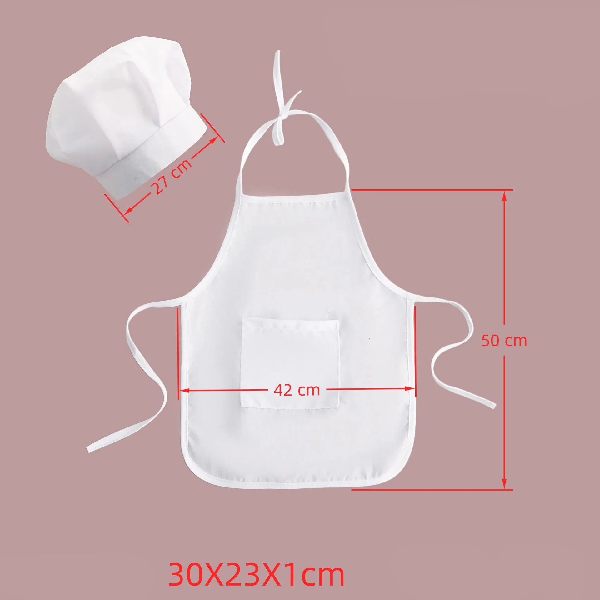 Kids Chef Roleplay Costume Set