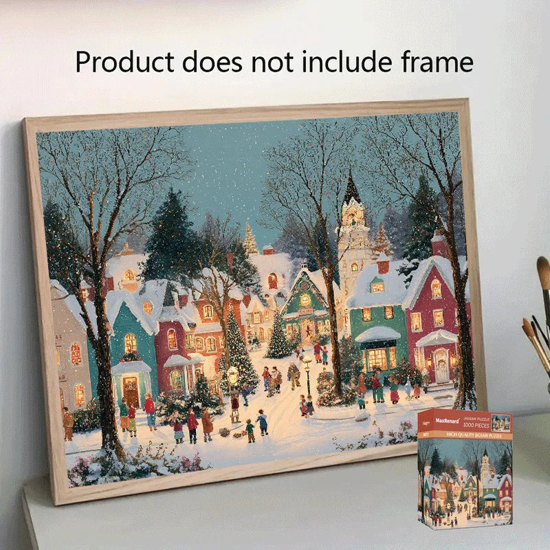 1000-Piece Christmas Snow Puzzle