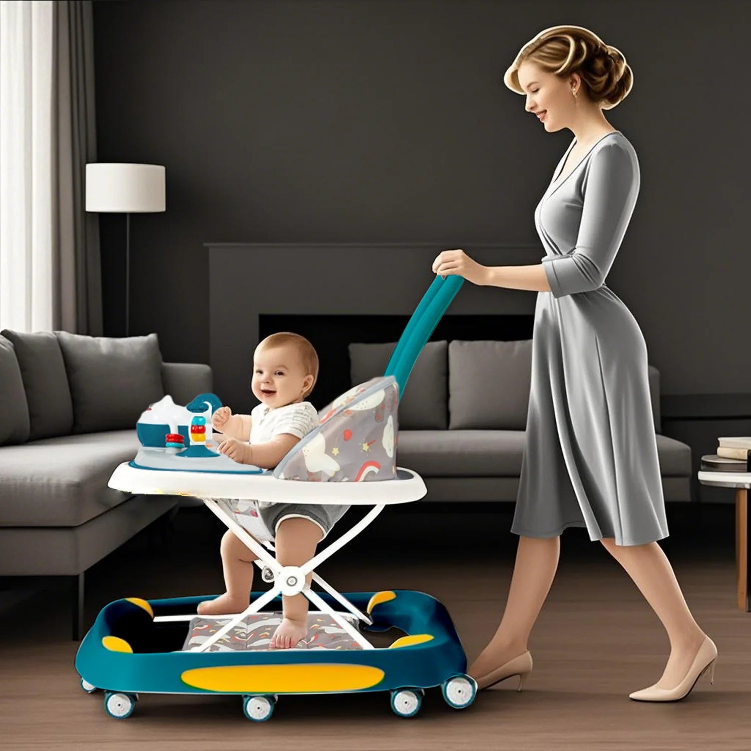 Baby Dining Push Walker
