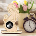 Wooden Baby Ultrasound Sonogram Photo Frame