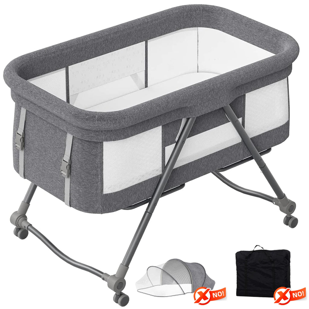 Foldable Rocking Baby Crib