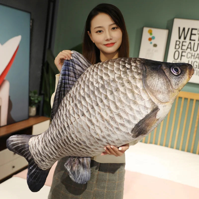 Fish Plush Pillow & Stuffed Toy