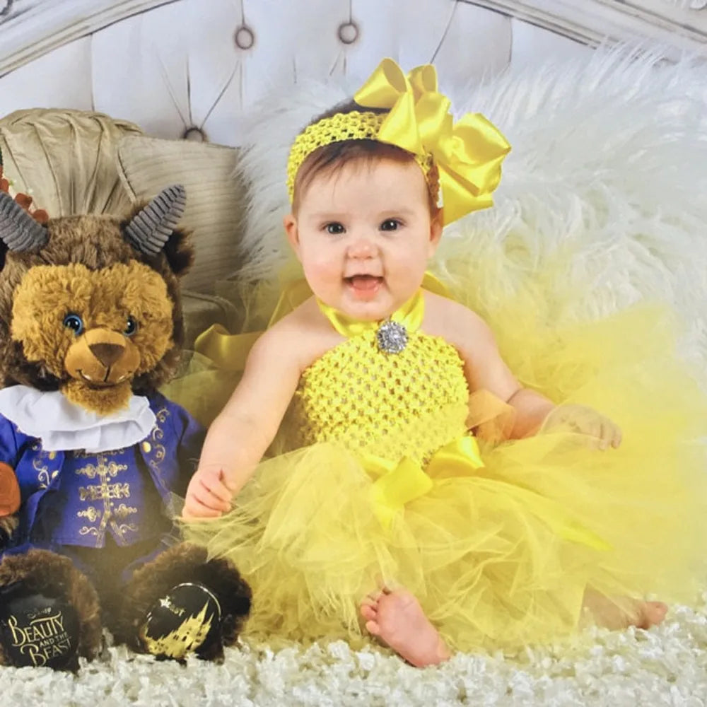 Baby Yellow Tutu Set
