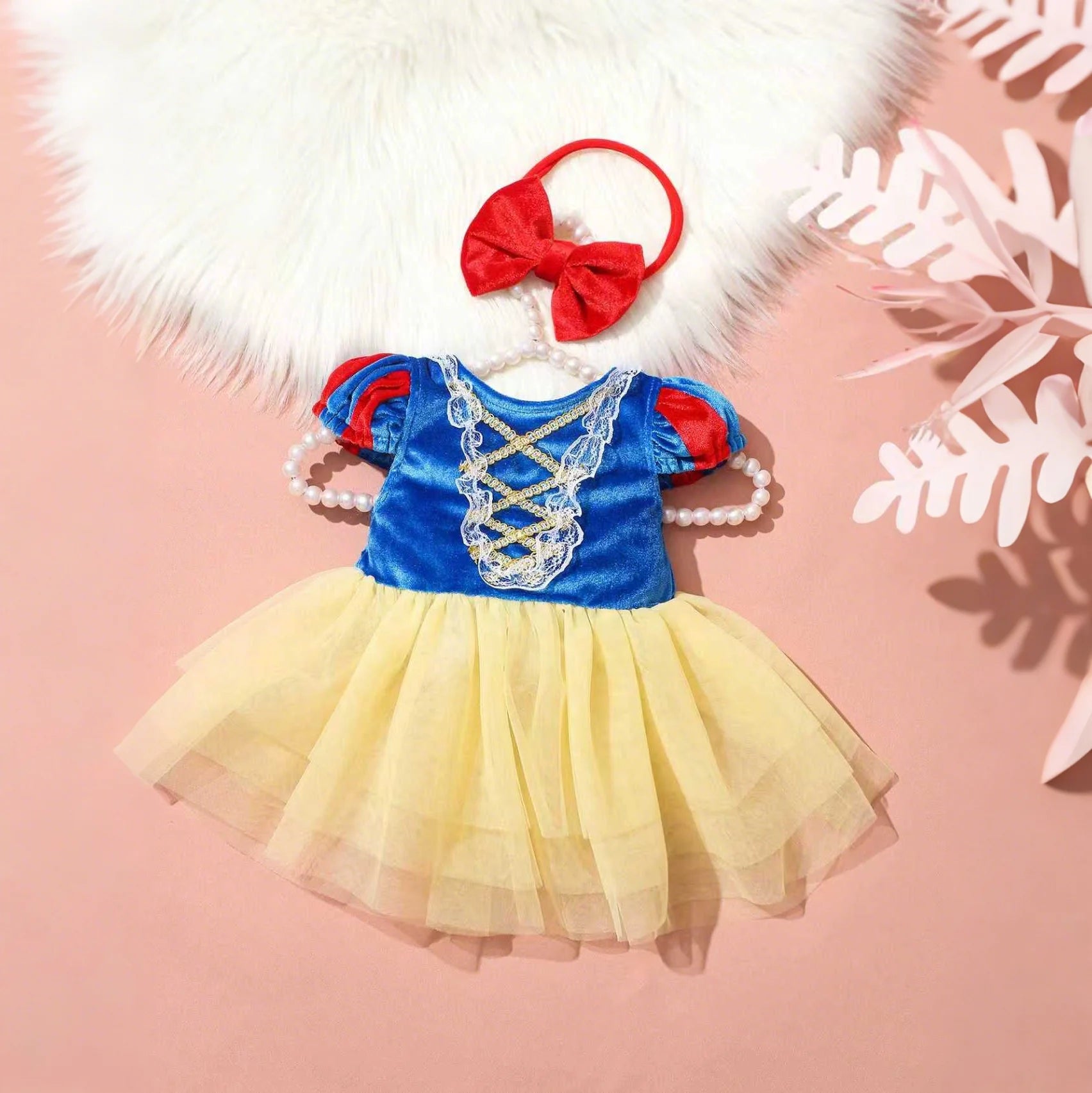 Newborn Tulle Dress & Bow Set