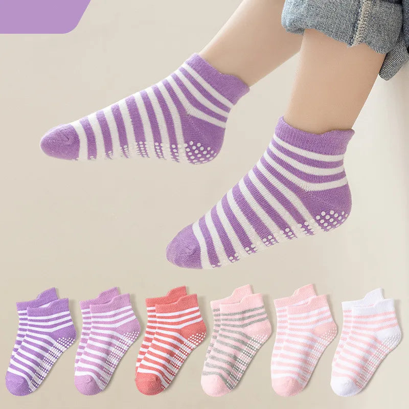 Anti-Slip Kids Ankle Socks