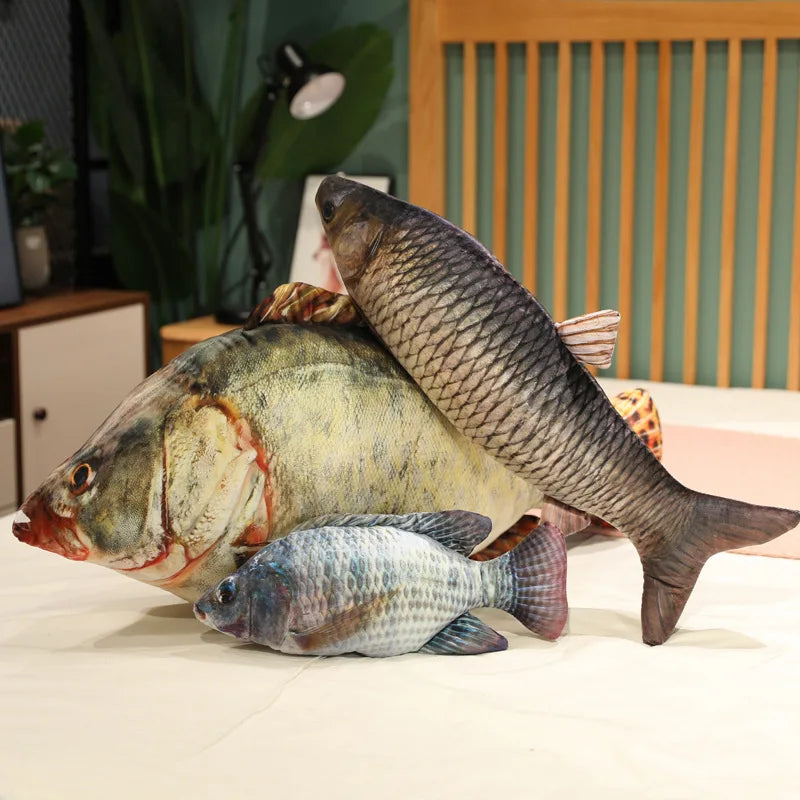 Fish Plush Pillow & Stuffed Toy