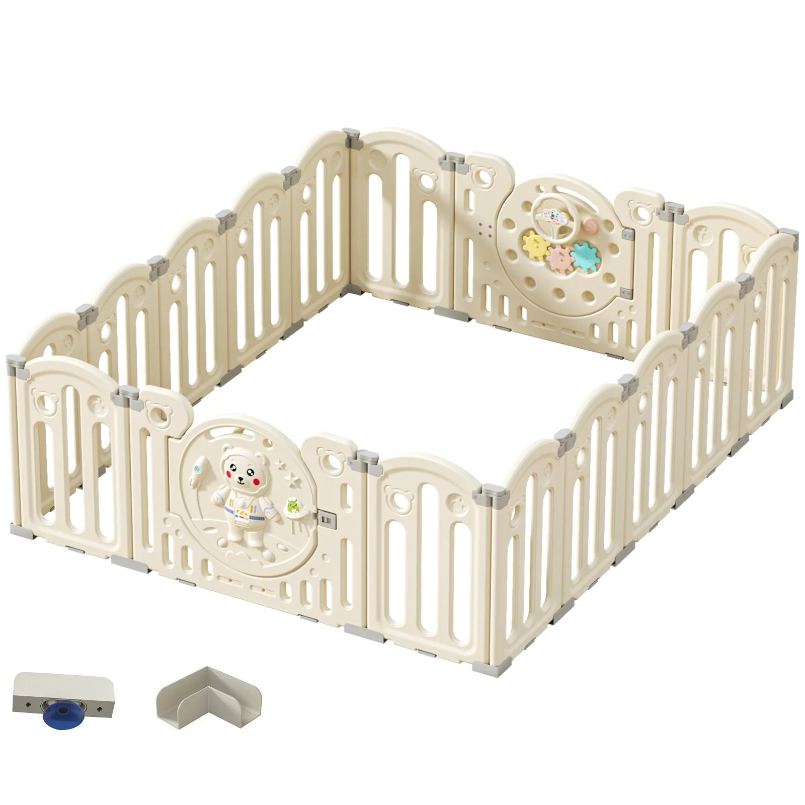 Baby Playpen with Safety Fence