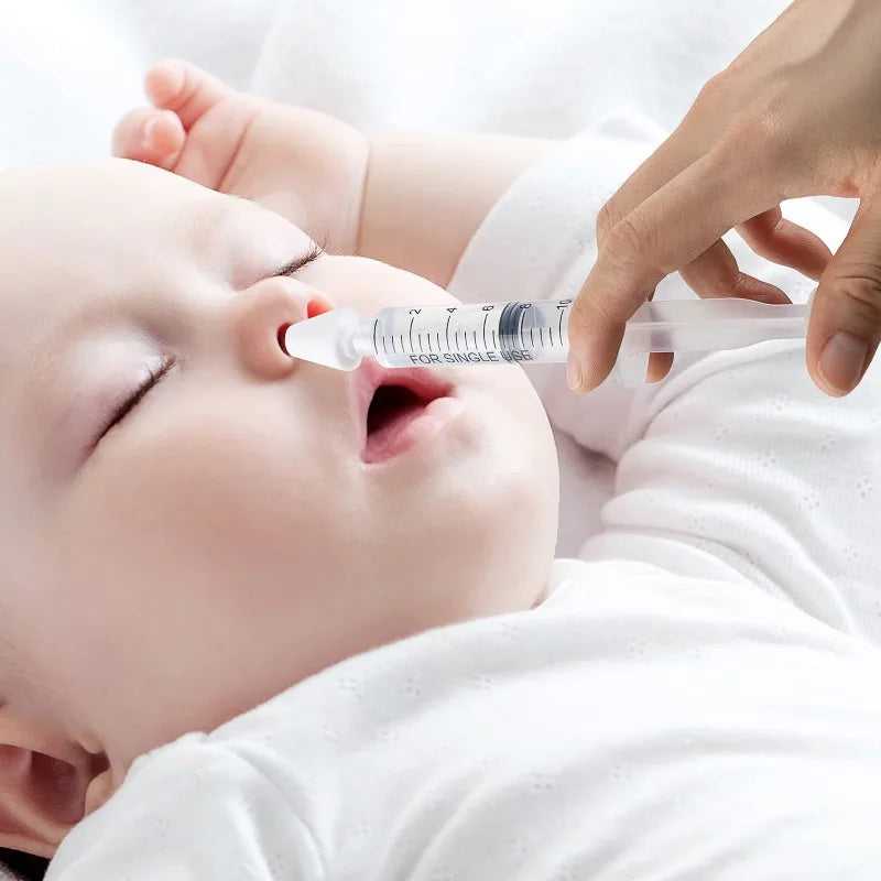 Silicone Baby Nasal Aspirator with Spray