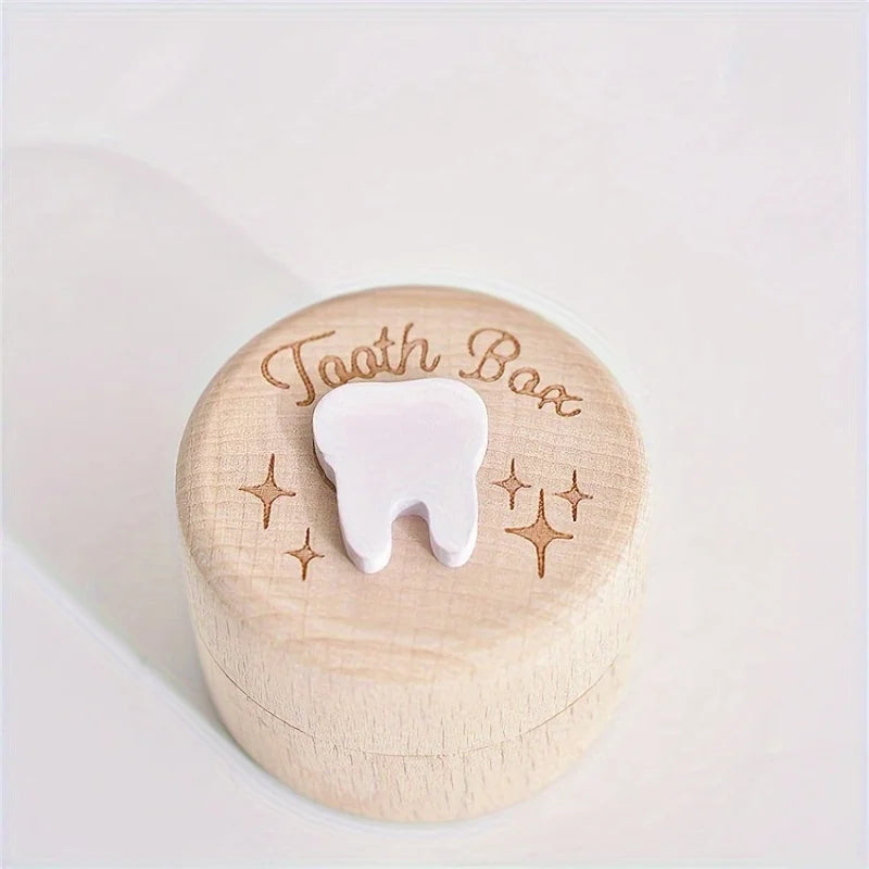 Wood Tooth  Keepsake Box