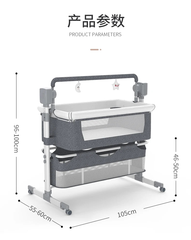 Portable Baby Crib with Net
