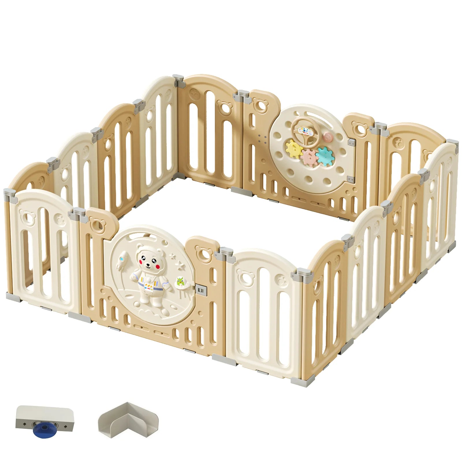 Baby Playpen with Safety Fence