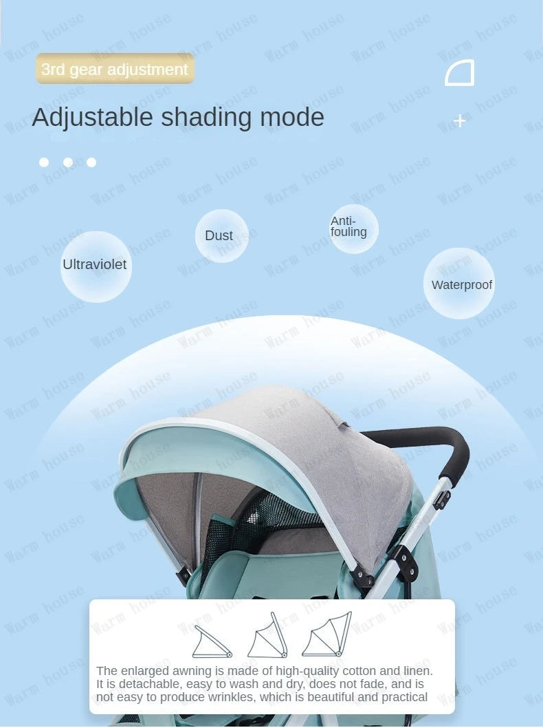 Detachable Twin Baby Stroller