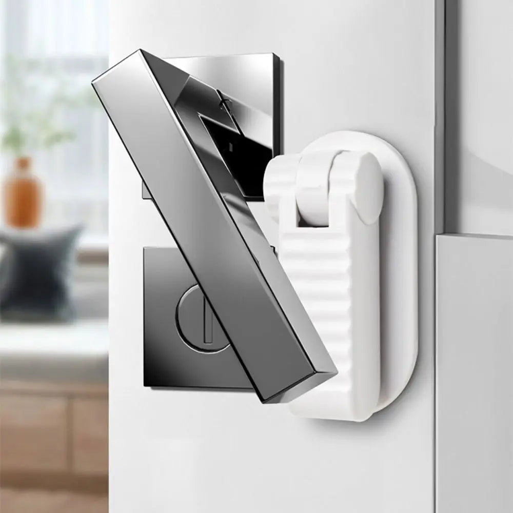 Baby safety door handle lock