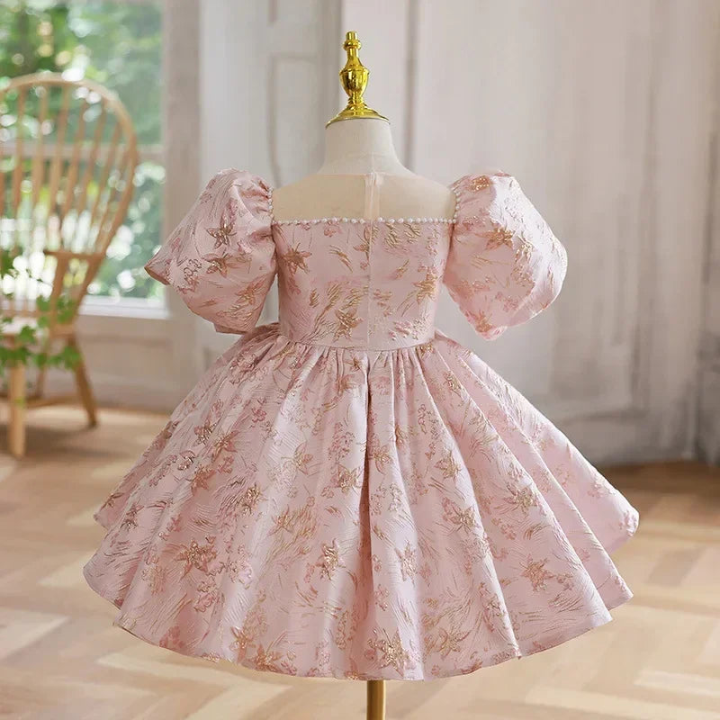 Girls Floral Princess Dress