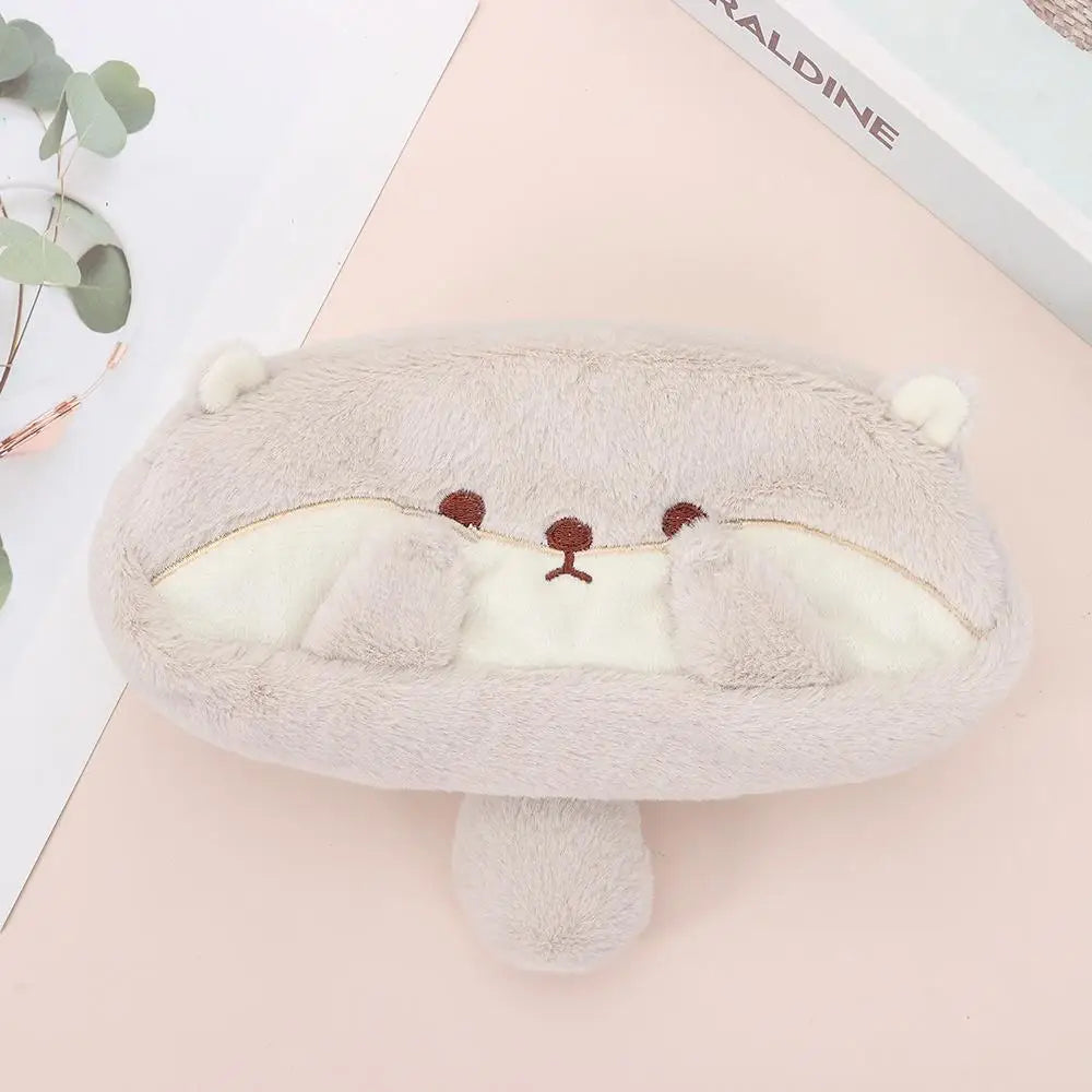 Plush Otter Pen Bag