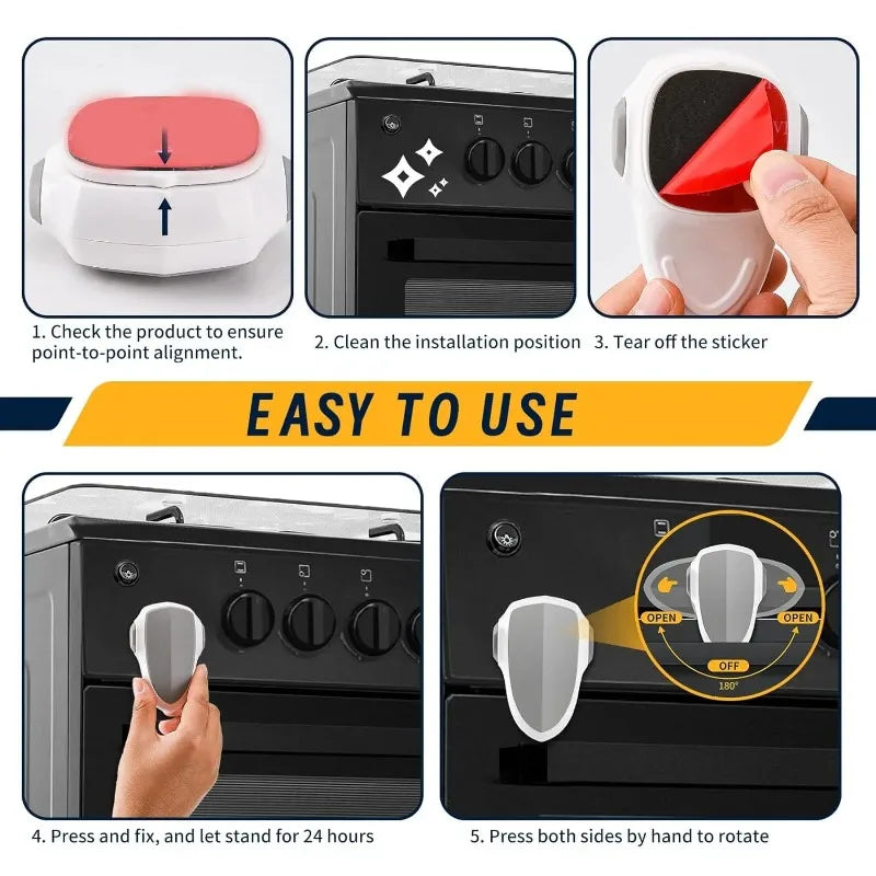 Baby-Proof Oven Door Safety Lock