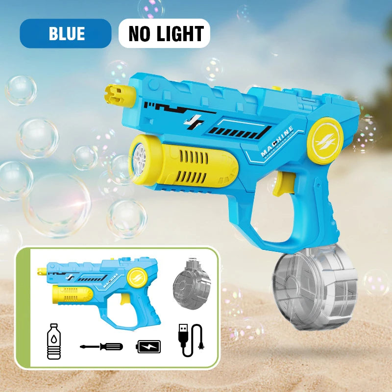 2-in-1 Electric Water Gun & Bubble Blaster
