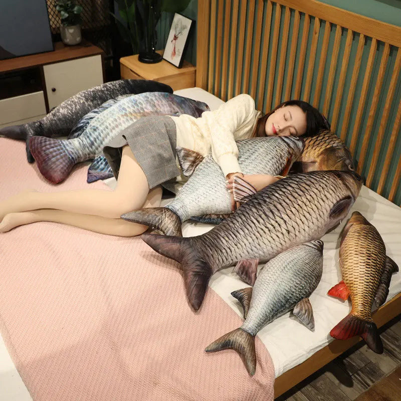 Fish Plush Pillow & Stuffed Toy