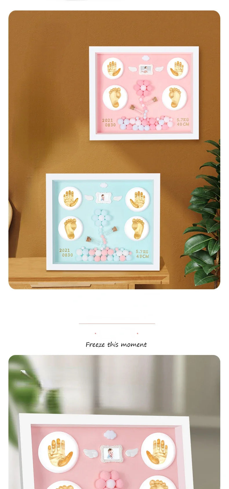Baby Hand & Foot Mold Imprint Keepsake Kit